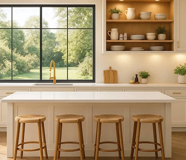 بهترین رنگ کابینت آشپزخانه کوچک