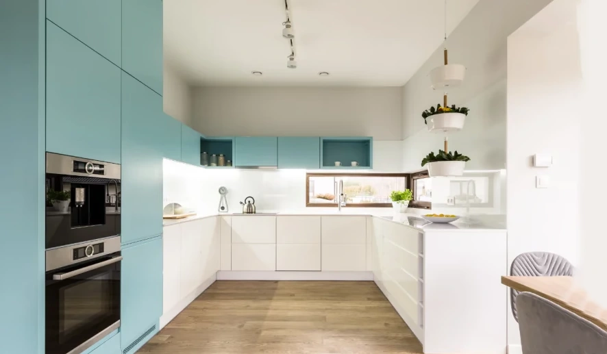 جدید ترین رنگ‌ کابینت برای آشپزخانه کوچک 