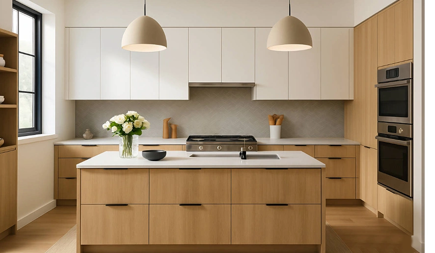 رنگ های طبیعی بهترین رنگ کابینت برای آشپزخانه کوچک