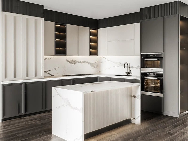 بهترین رنگ کابینت بر اساس متراژ آشپزخانه