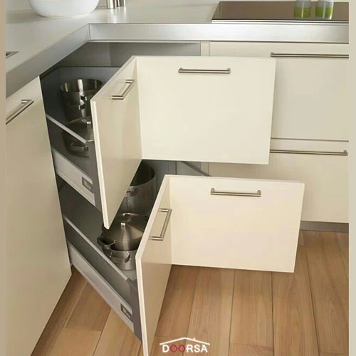 کابینت گوشه ای کشویی