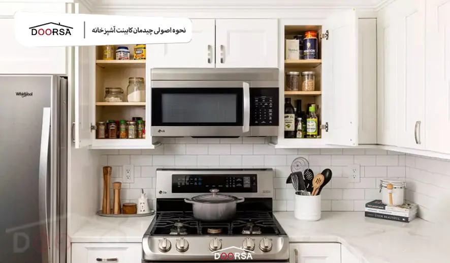 نحوه اصولی چیدمان کابینت آشپزخانه